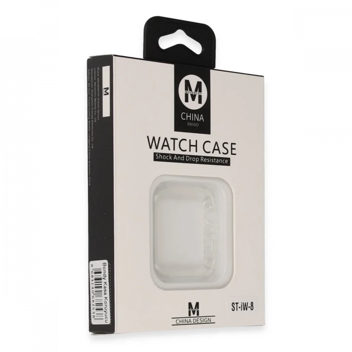 Movenchy Apple Watch 45mm Bondy Kasa Koruyucu - Beyaz