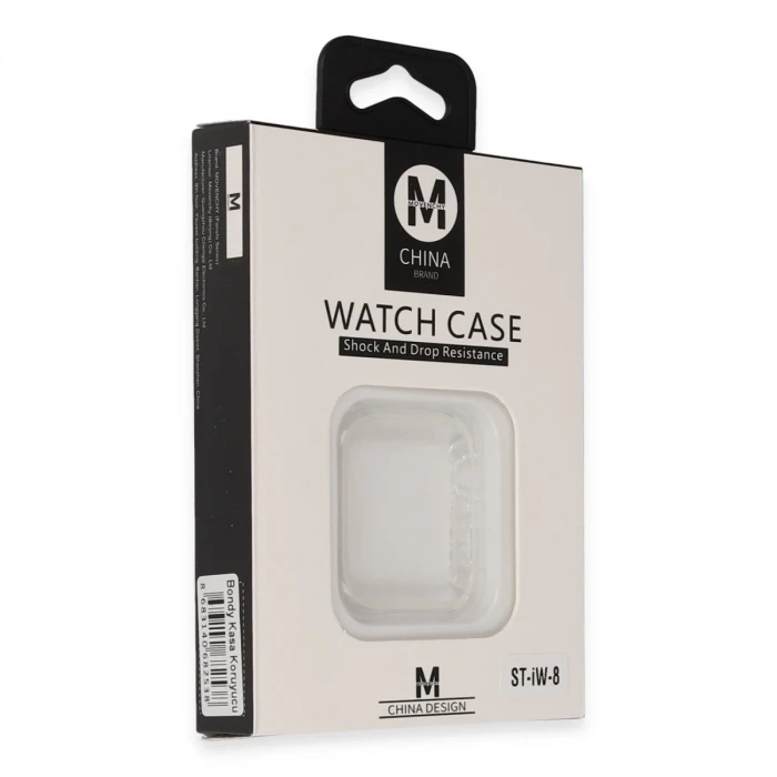 Movenchy Apple Watch 45mm Bondy Kasa Koruyucu - Beyaz