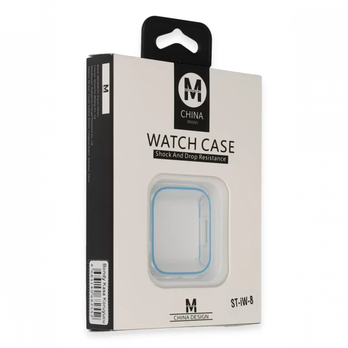 Movenchy Apple Watch 45mm Bondy Kasa Koruyucu - Mavi