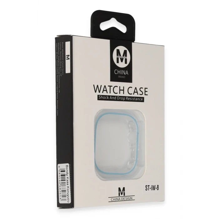 Movenchy Apple Watch 45mm Bondy Kasa Koruyucu - Sierra Blue
