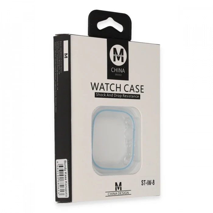 Movenchy Apple Watch 45mm Bondy Kasa Koruyucu - Sierra Blue