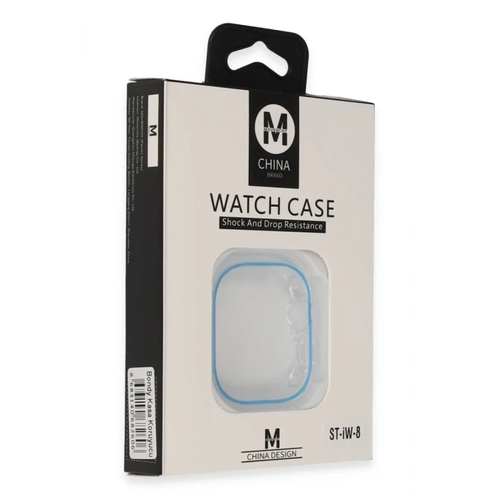 Movenchy Apple Watch Ultra 49mm Bondy Kasa Koruyucu - Mavi