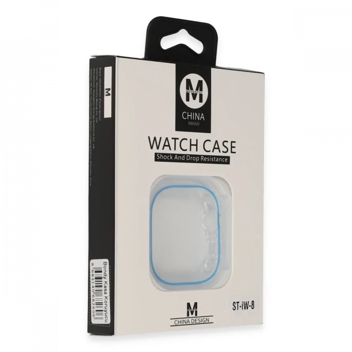 Movenchy Apple Watch Ultra 49mm Bondy Kasa Koruyucu - Mavi