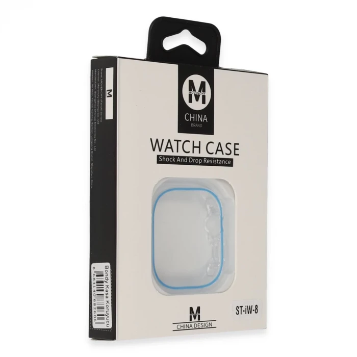 Movenchy Apple Watch Ultra 49mm Bondy Kasa Koruyucu - Mavi