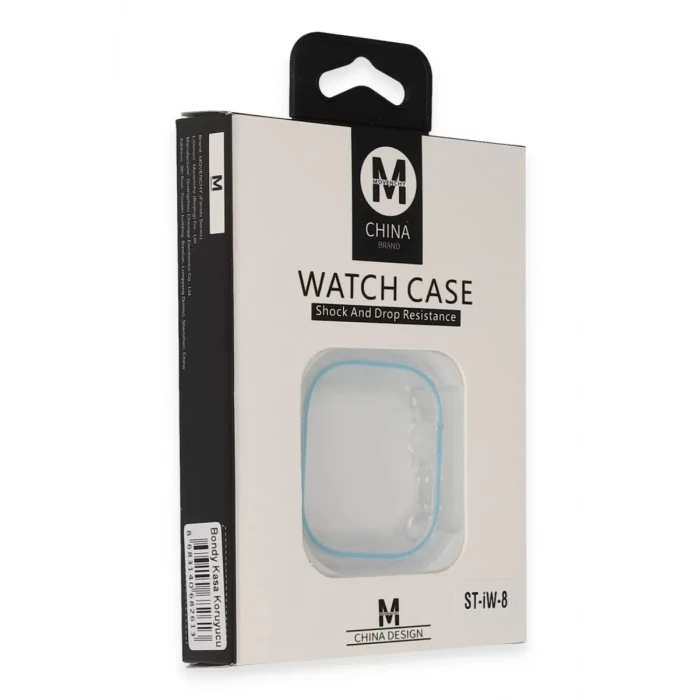 Movenchy Apple Watch 45mm Bondy Kasa Koruyucu - Sierra Blue