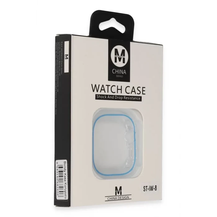 Movenchy Apple Watch Ultra 49mm Bondy Kasa Koruyucu - Mavi