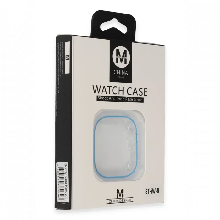 Movenchy Apple Watch Ultra 49mm Bondy Kasa Koruyucu - Mavi