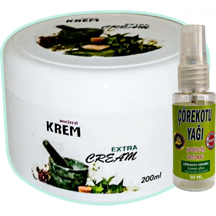 MUCİZEVİ  KREM 125 ML + ÇÖREK OTU YAĞI TESKİN YAĞI 30 ML