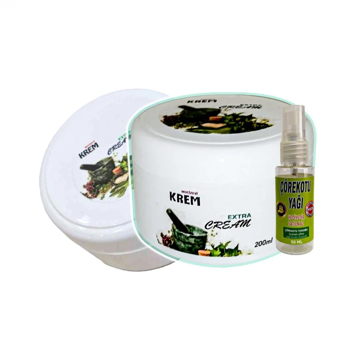 MUCİZEVİ KREM 2 ADET 125 ML + ÇÖREK OTU YAĞI YAĞI 30 ML