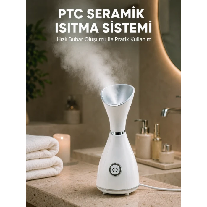 Nano İyonik Cilt Bakım Buhar Makinesi PTC Isıtma Sistemli