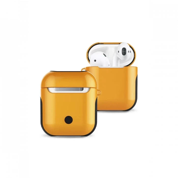 Newface Apple Airpods 2 (2.nesil) 3in1 Kılıf - Sarı