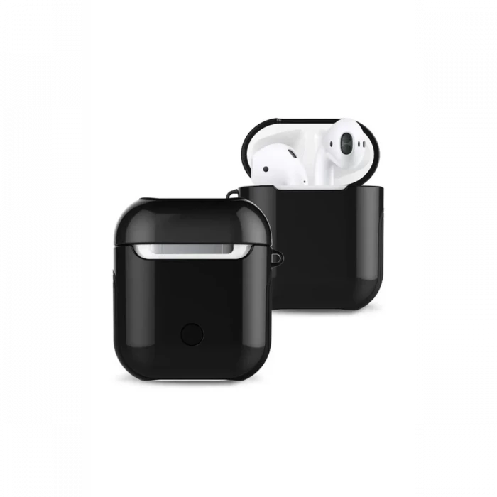 Newface Apple Airpods 2 (2.nesil) 3in1 Kılıf - Siyah