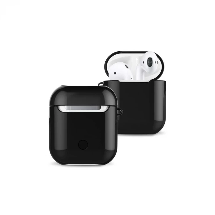 Newface Apple Airpods 2 (2.nesil) 3in1 Kılıf - Siyah
