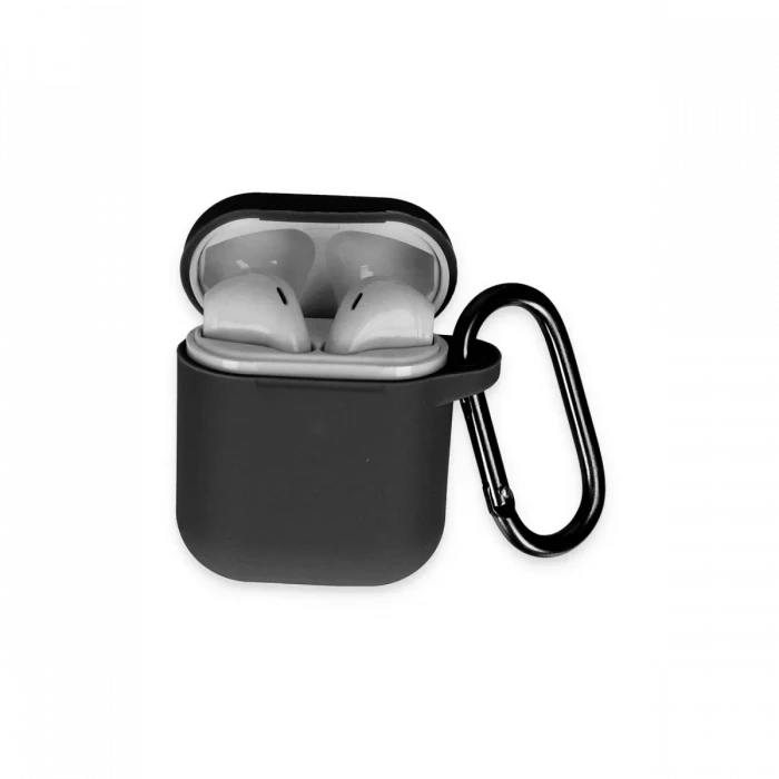 Newface Apple Airpods 2 (2.nesil) Hang Kılıf - Siyah
