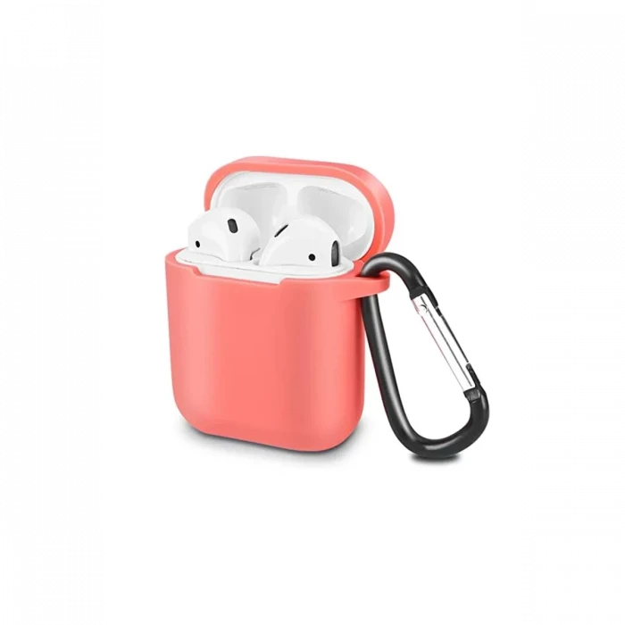 Newface Apple Airpods 2 (2.nesil) Sert Silikon Kılıf - Fuşya