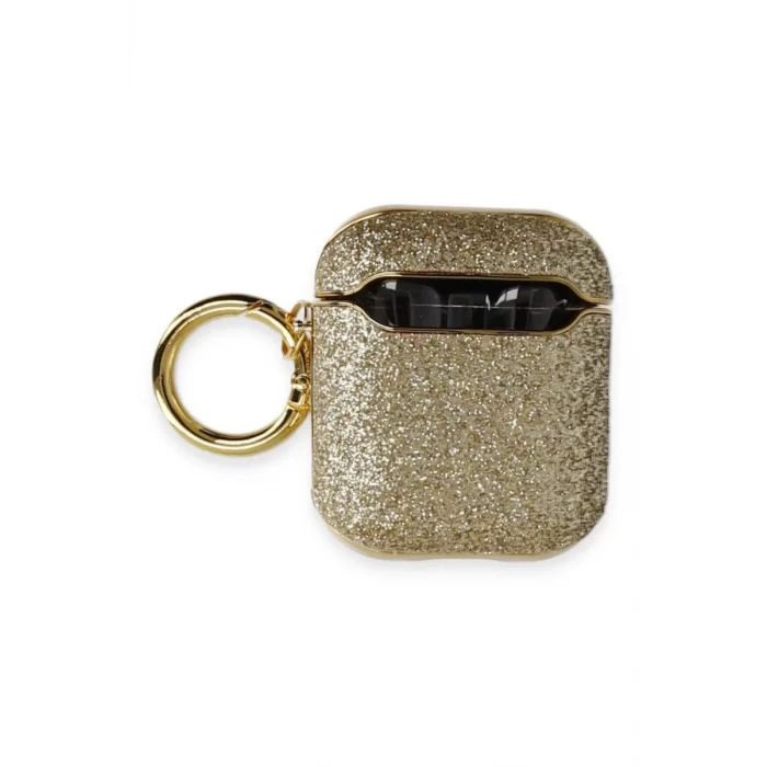 Newface Apple Airpods 2 (2.nesil) Spell Simli Kılıf - Gold