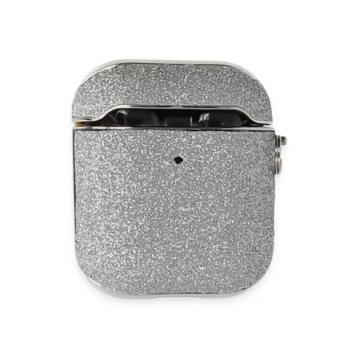Newface Apple Airpods 2 (2.nesil) Spell Simli Kılıf - Gümüş