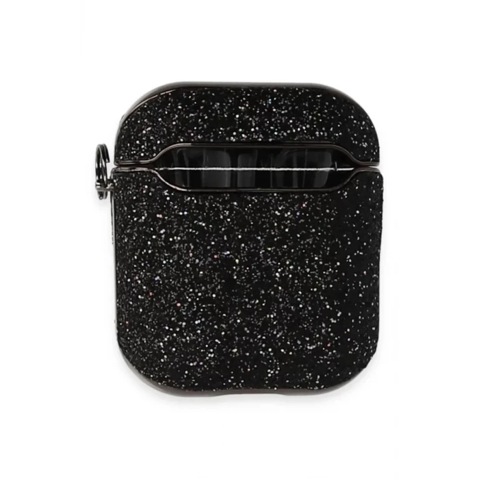 Newface Apple Airpods 2 (2.nesil) Spell Simli Kılıf - Siyah