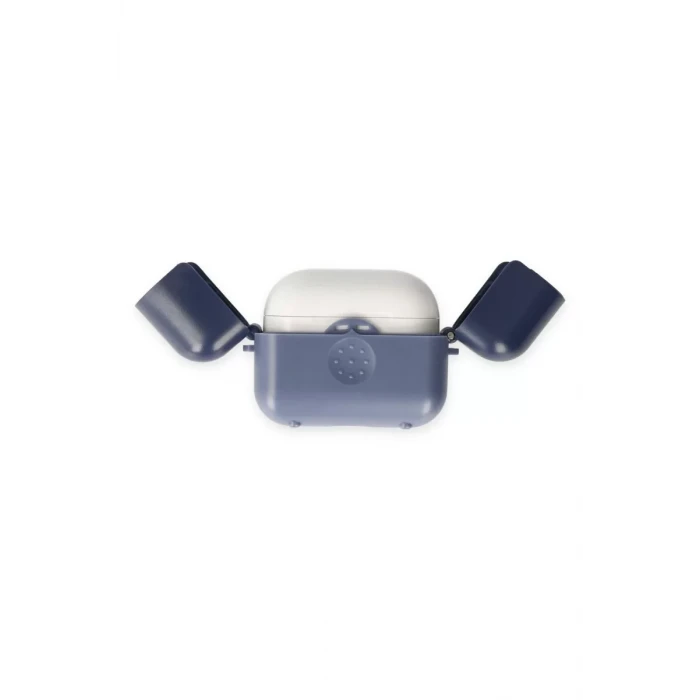 Newface Apple Airpods 3 (3.nesil) Basmalı Kılıf - Mavi-Lacivert