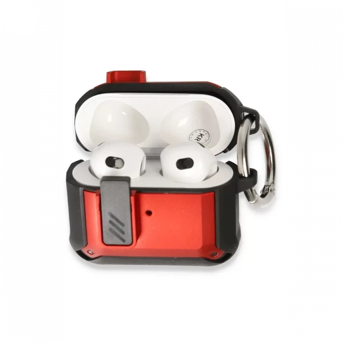 Newface Apple Airpods 3 (3.nesil) Truva Kılıf - Kırmızı