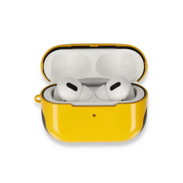 Newface Apple Airpods Pro (1.nesil) 3in1 Kılıf - Sarı