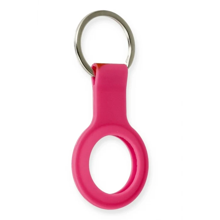 Newface Airtag Silikon Kılıf - Pembe