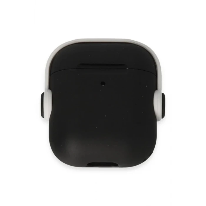 Newface Apple Airpods 2 (2.nesil) Cool Kılıf - Siyah-Beyaz