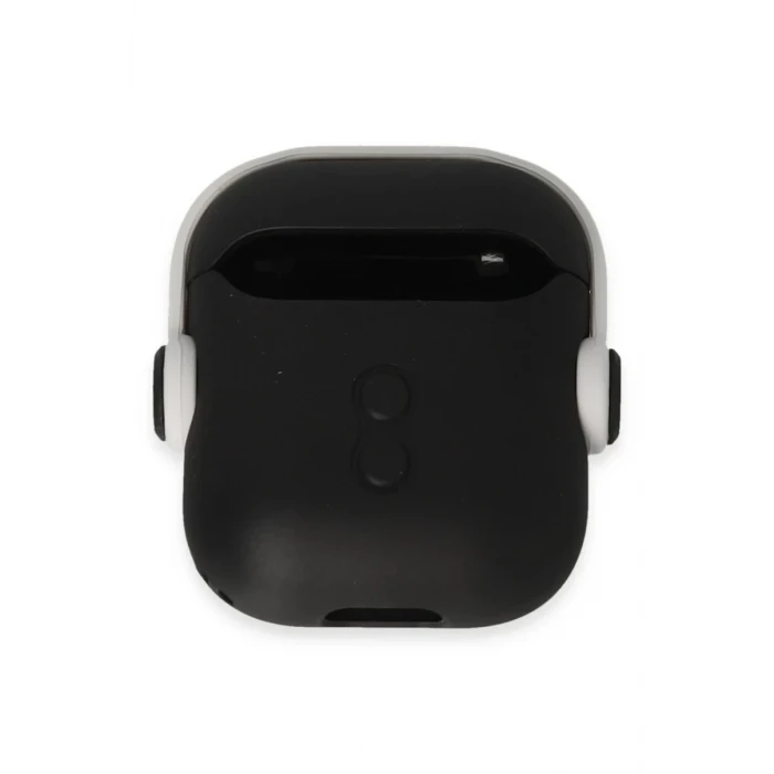 Newface Apple Airpods 2 (2.nesil) Cool Kılıf - Siyah-Beyaz