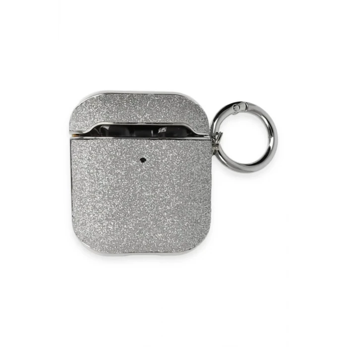 Newface Apple Airpods 2 (2.nesil) Spell Simli Kılıf - Gümüş
