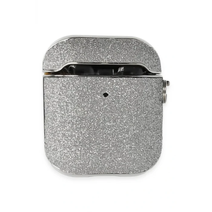 Newface Apple Airpods 2 (2.nesil) Spell Simli Kılıf - Gümüş