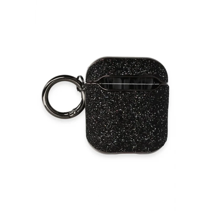 Newface Apple Airpods 2 (2.nesil) Spell Simli Kılıf - Siyah