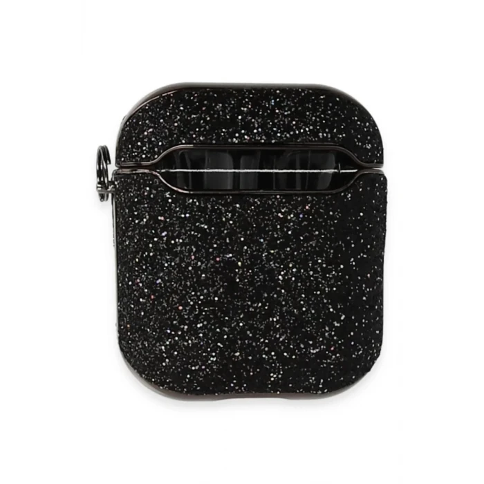 Newface Apple Airpods 2 (2.nesil) Spell Simli Kılıf - Siyah