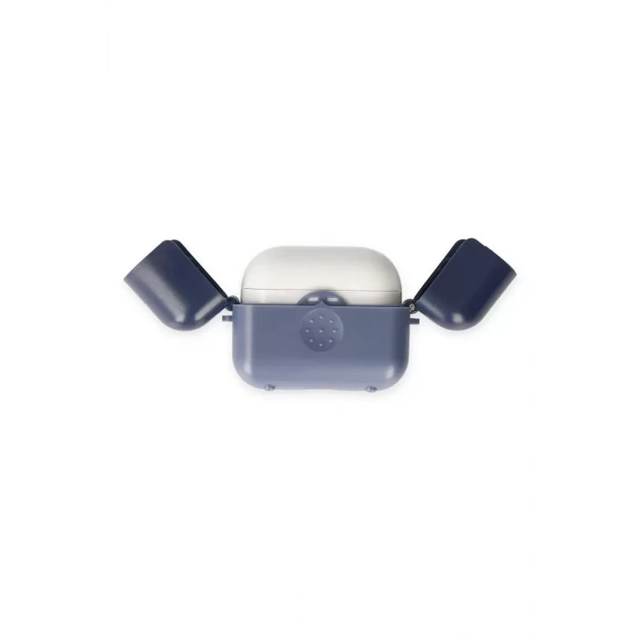Newface Apple Airpods 3 (3.nesil) Basmalı Kılıf - Mavi-Lacivert