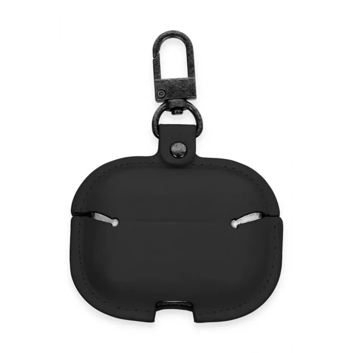 Newface Apple Airpods 3 (3.nesil) Çanta Deri Kılıf - Siyah