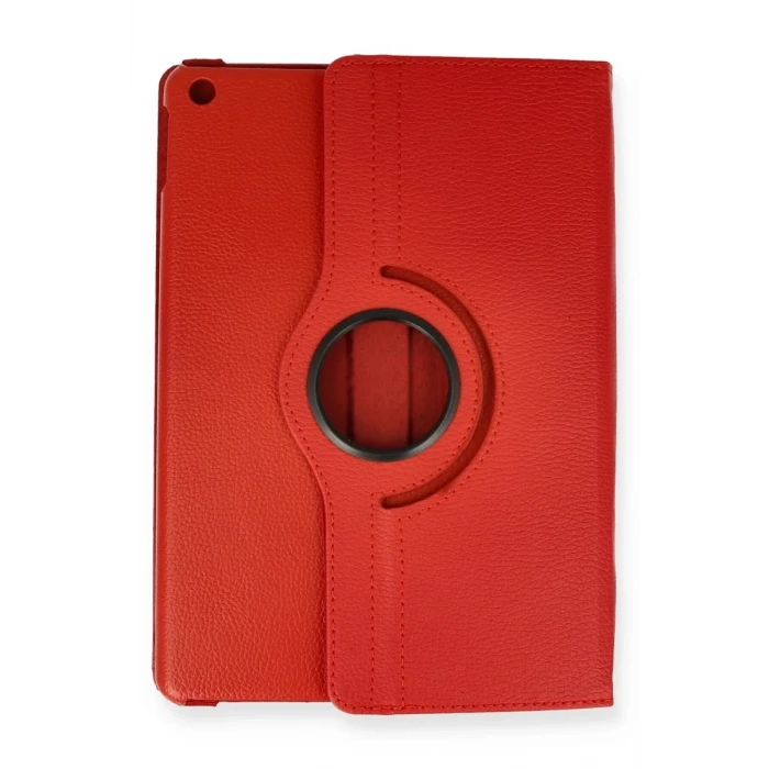 Newface Apple iPad 10.2 (7.nesil) Kılıf 360 Tablet Deri Kılıf - Kırmızı