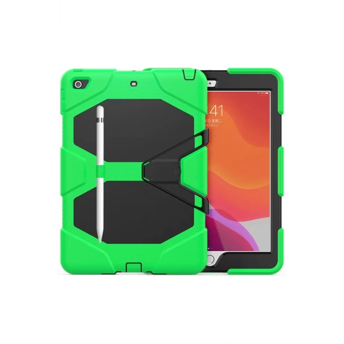Newface Apple iPad 10.2 (7.nesil) Kılıf Griffin Tablet Kapak - Yeşil