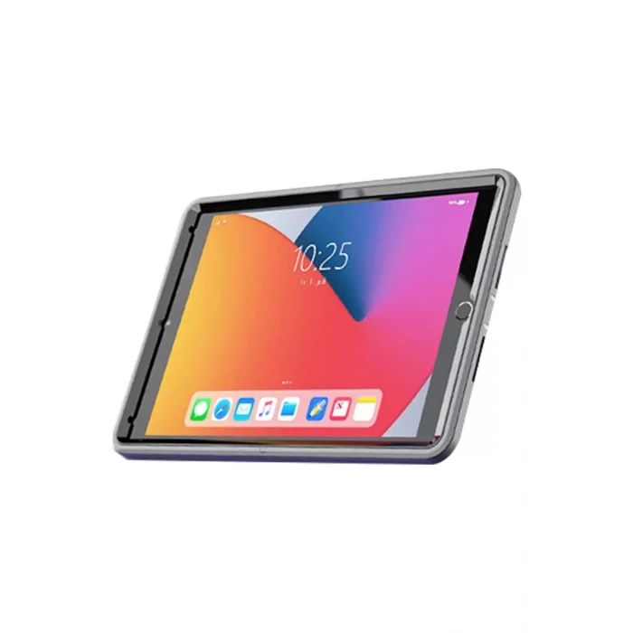 Newface Apple iPad 10.2 (7.nesil) Kılıf Hand Strap Tablet Kılıfı - Gri