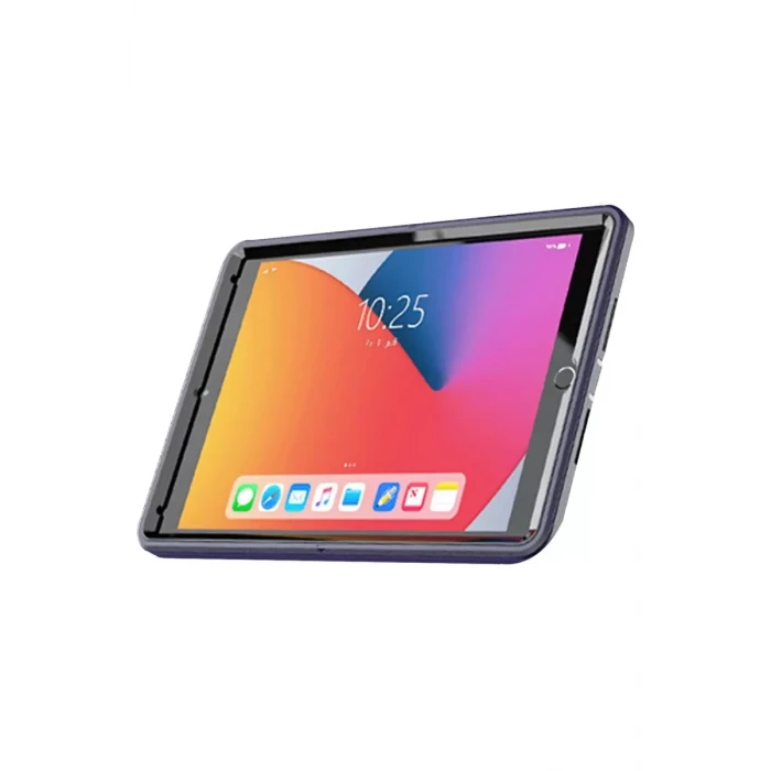 Newface Apple iPad 10.2 (7.nesil) Kılıf Hand Strap Tablet Kılıfı - Lacivert