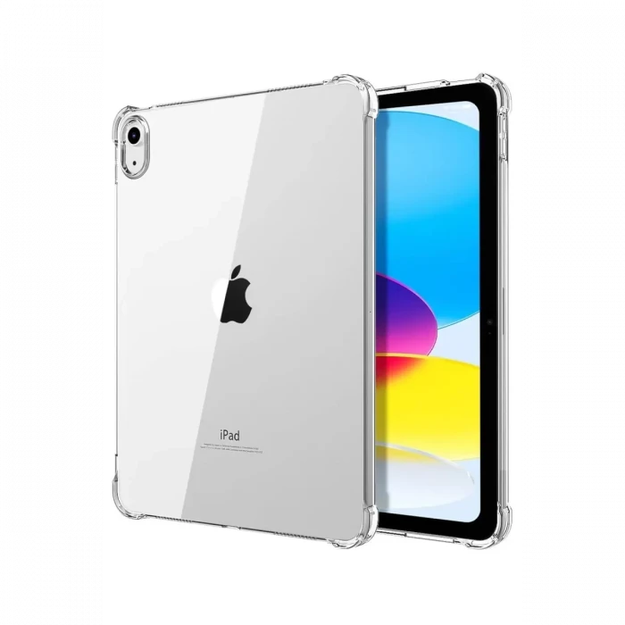 Newface Apple iPad 2022 10.9 (10.nesil) Kılıf Anti Shock Tablet Silikon - Şeffaf