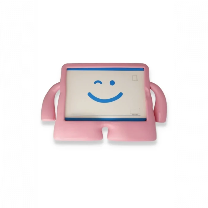 Newface Apple iPad 2022 10.9 (10.nesil) Kılıf Karakter Tablet Silikon - Açık Pembe