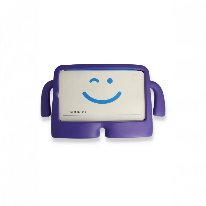 Newface Apple iPad 2022 10.9 (10.nesil) Kılıf Karakter Tablet Silikon - Mor