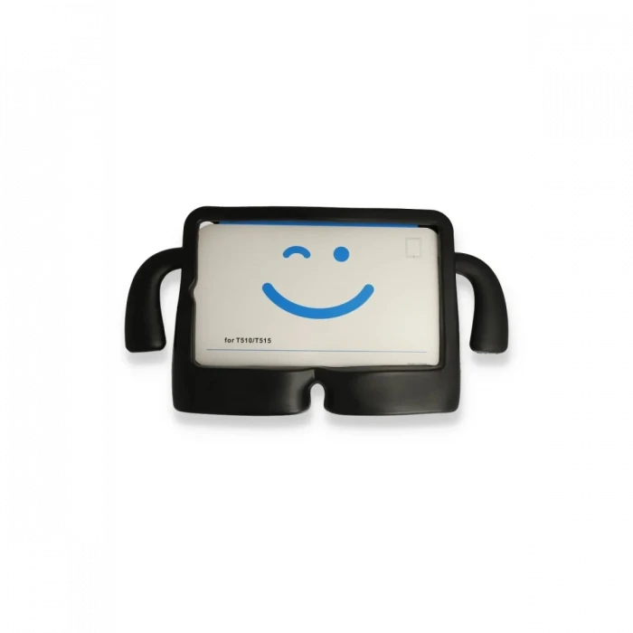 Newface Apple iPad 2022 10.9 (10.nesil) Kılıf Karakter Tablet Silikon - Siyah