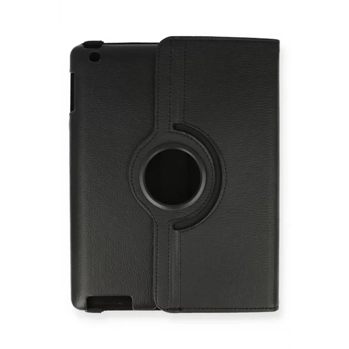 Newface Apple iPad 4 9.7 Kılıf 360 Tablet Deri Kılıf - Siyah