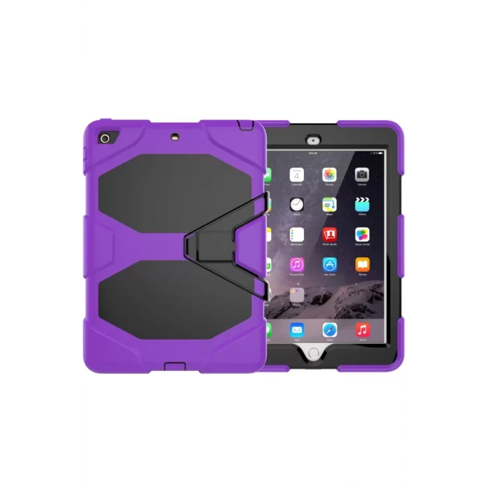 Newface Apple iPad 5 Air 9.7 Kılıf Griffin Tablet Kapak - Mor