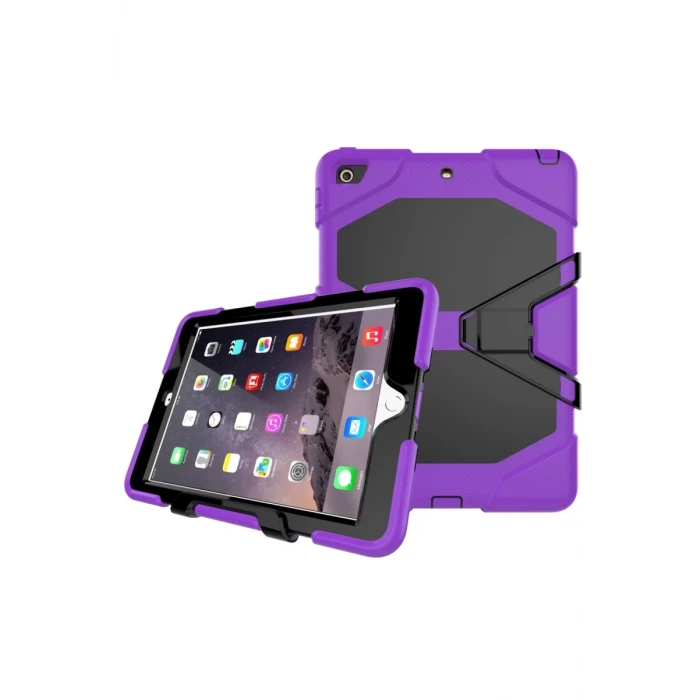 Newface Apple iPad 5 Air 9.7 Kılıf Griffin Tablet Kapak - Mor