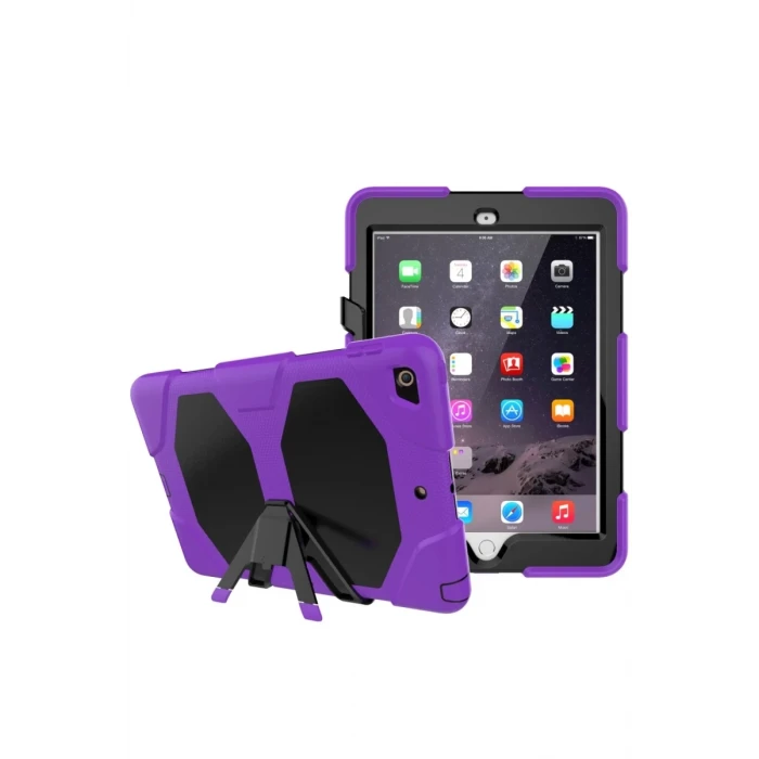 Newface Apple iPad 5 Air 9.7 Kılıf Griffin Tablet Kapak - Mor
