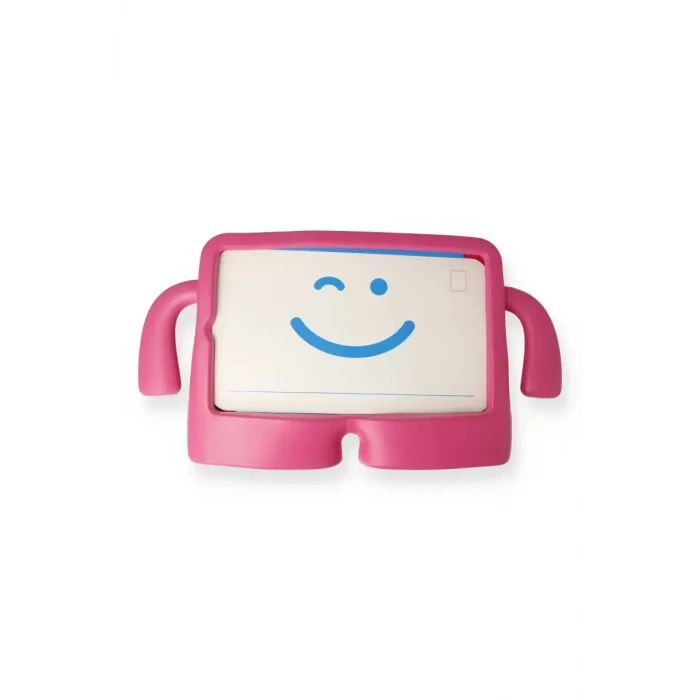 Newface Apple iPad 5 Air 9.7 Kılıf Karakter Tablet Silikon - Pembe