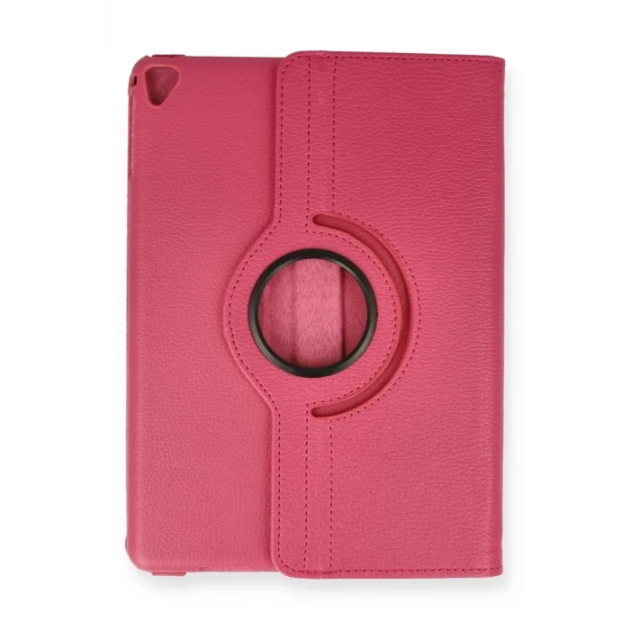Newface Apple iPad 9.7 (2018) Kılıf 360 Tablet Deri Kılıf - Pembe