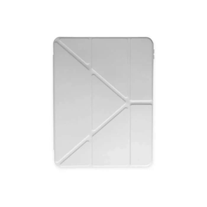 Newface Apple iPad 9.7 (2018) Kılıf Kalemlikli Mars Tablet Kılıfı - Gri