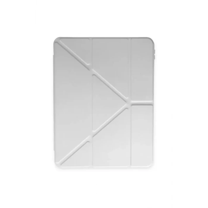 Newface Apple iPad 9.7 (2018) Kılıf Kalemlikli Mars Tablet Kılıfı - Gri